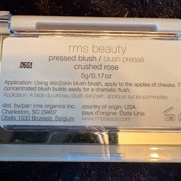 RMS Beauty Crushed Rose Pressed Blush Cheek Color - Picture 2 of 2